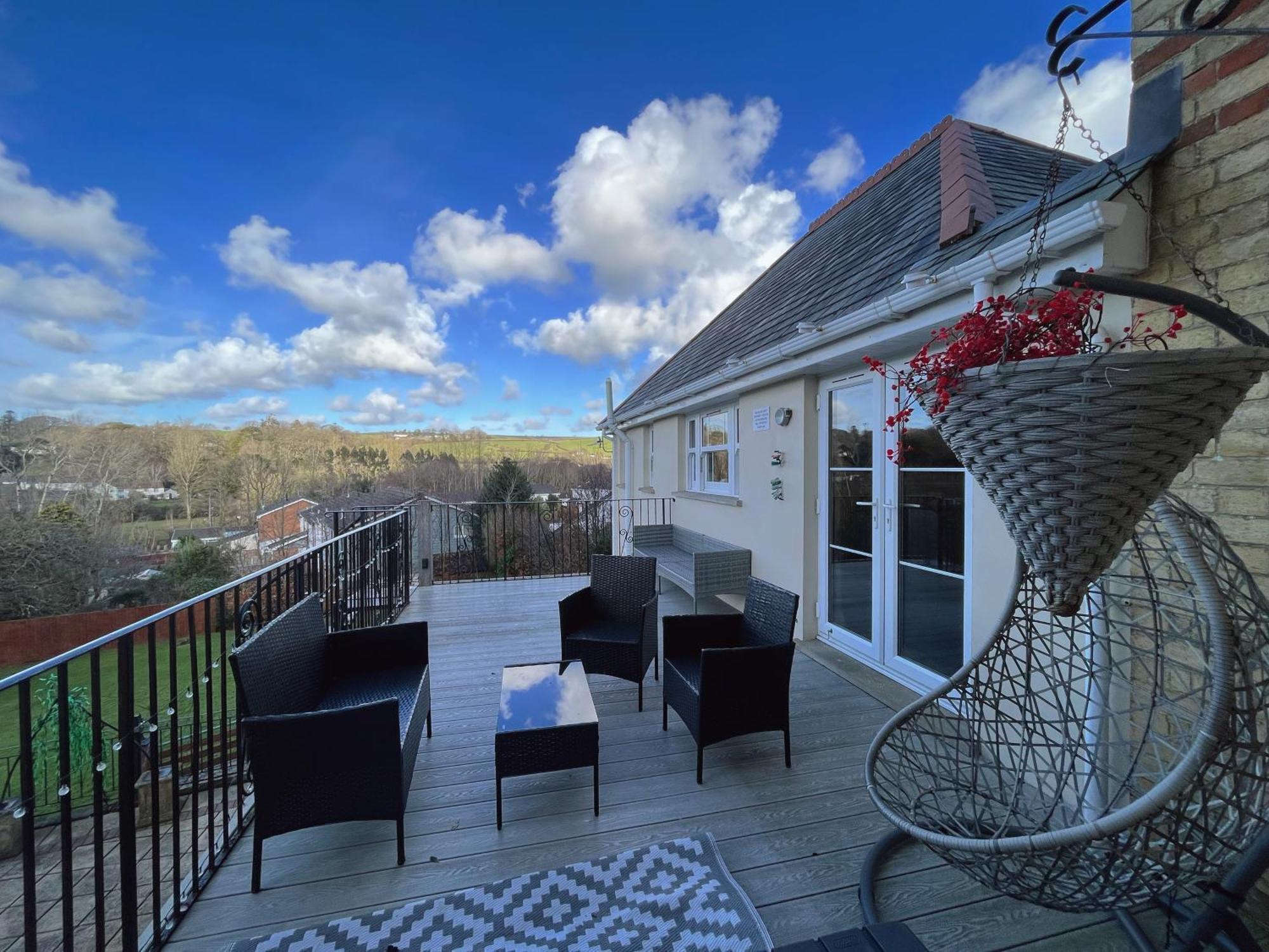 Exquisite 9 bed Villa hot tub, gym, cinema&more Barnstaple Esterno foto